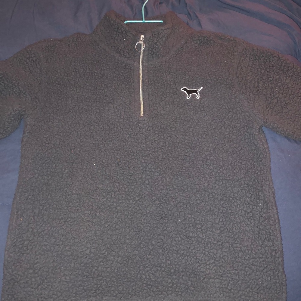 PINK Sherpa half zip